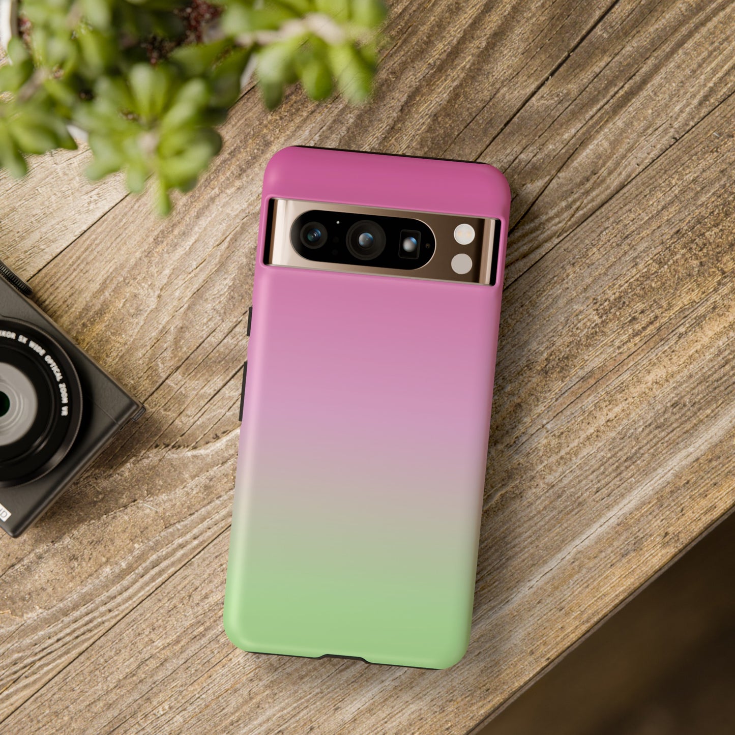 Pink to Green | Tough Phone Case