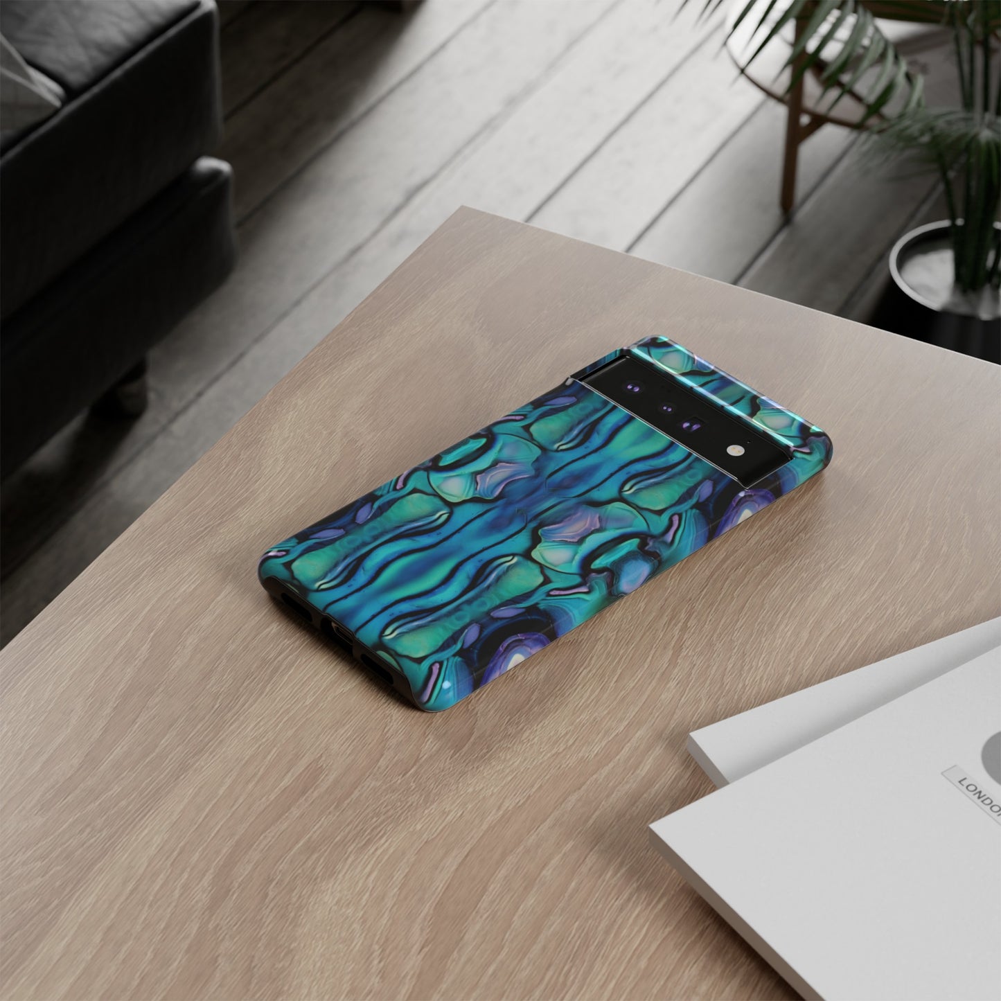 Abalone Blues Tough Phone Case