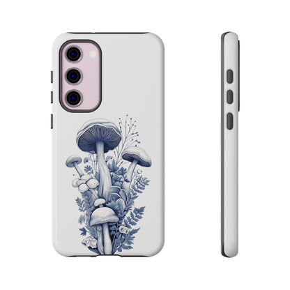 Blue Mushrooms | Tough Phone Case