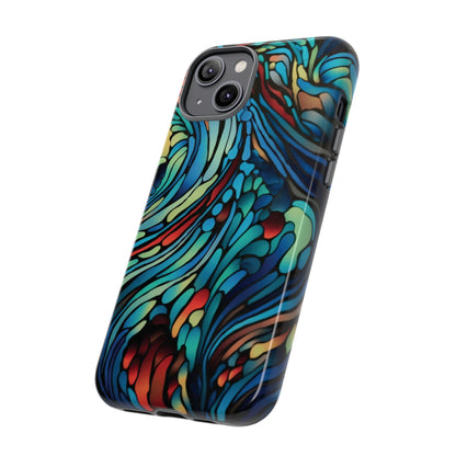 Abstract Blues Tough Phone Case