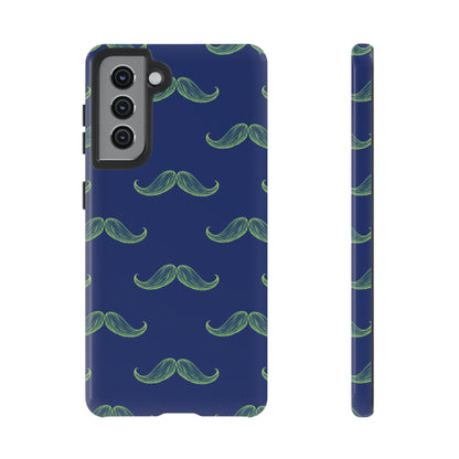 Blue 'Stache Tough Phone Case