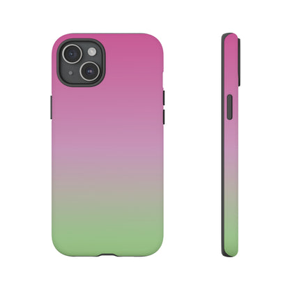 Pink to Green | Tough Phone Case