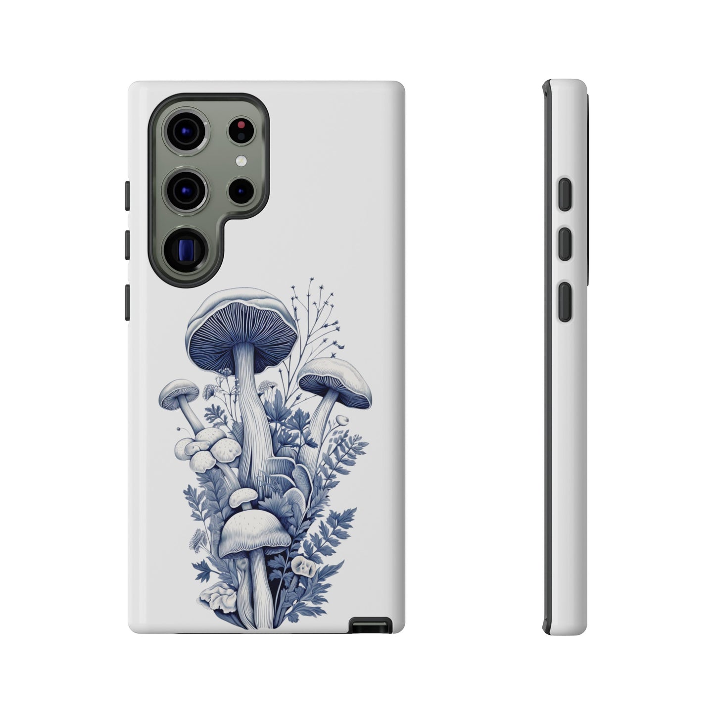 Blue Mushrooms | Tough Phone Case