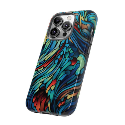 Abstract Blues Tough Phone Case