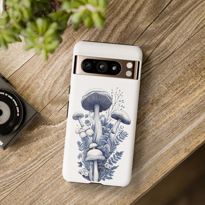 Blue Mushrooms | Tough Phone Case