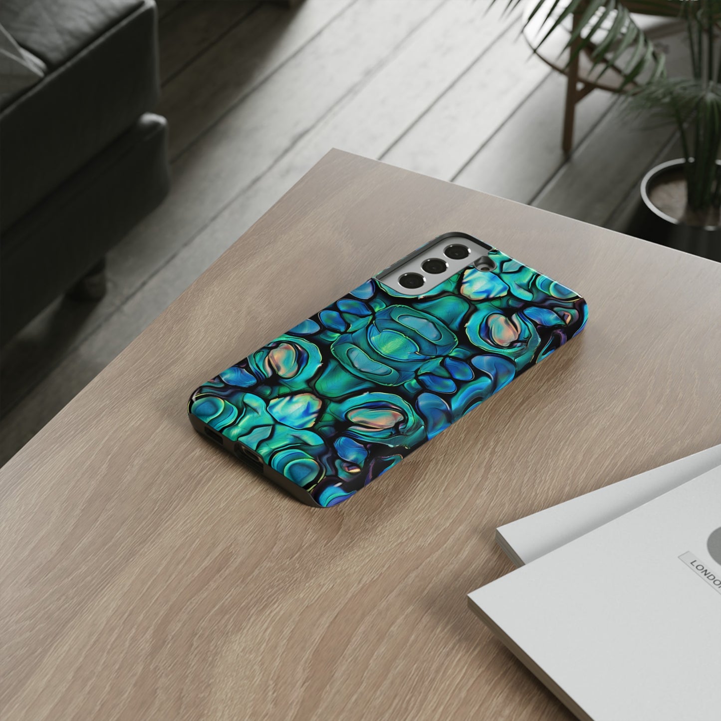 Abalone Greens Tough Phone Case