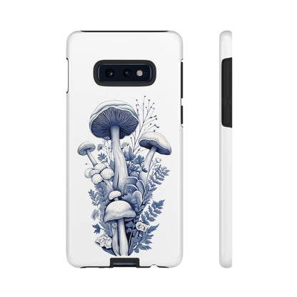 Blue Mushrooms | Tough Phone Case
