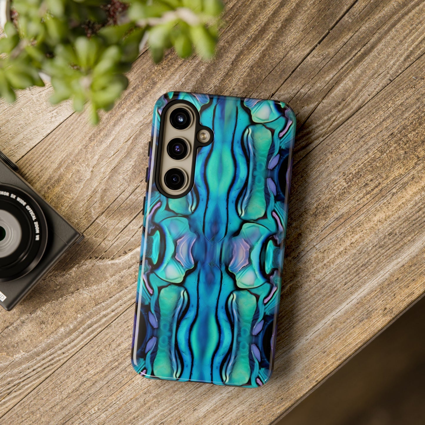 Abalone Blues Tough Phone Case