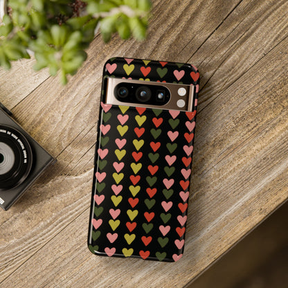 All You Need is ❤️ on Black | Tough Phone Case