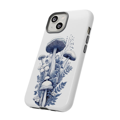 Blue Mushrooms | Tough Phone Case