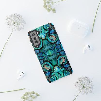 Abalone Greens Tough Phone Case