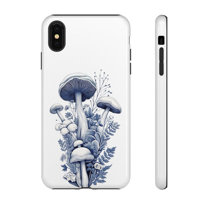 Blue Mushrooms | Tough Phone Case