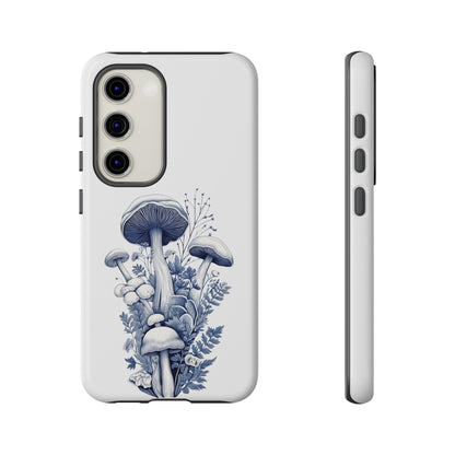 Blue Mushrooms | Tough Phone Case