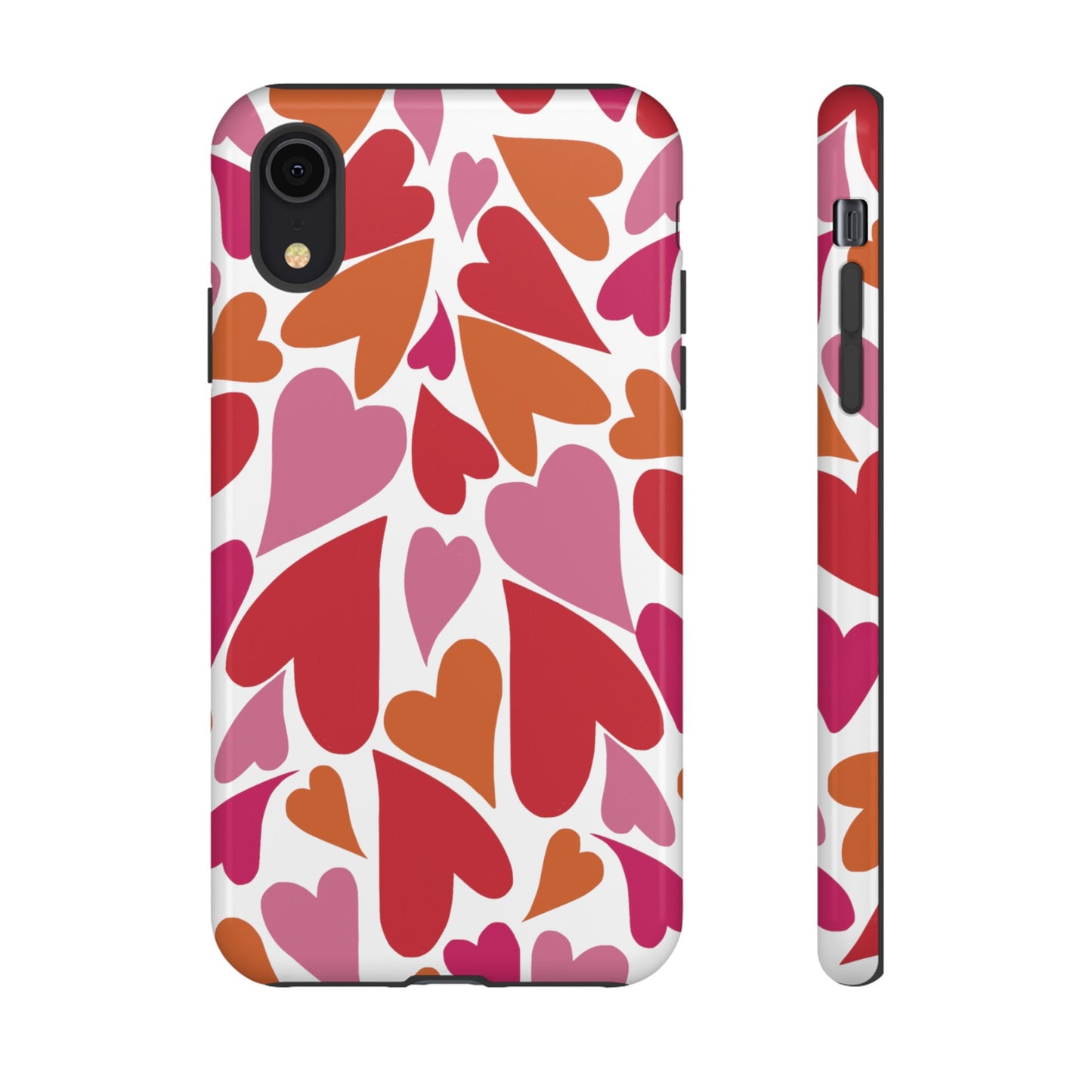 Heart Charmer on White | Tough Phone Case