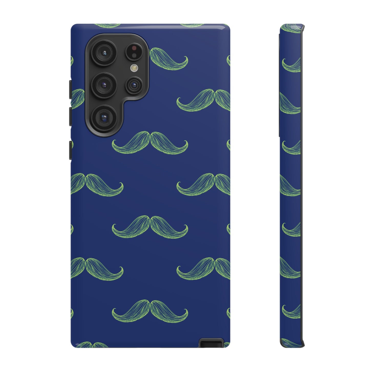 Blue 'Stache Tough Phone Case