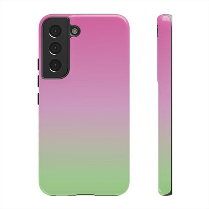 Pink to Green | Tough Phone Case