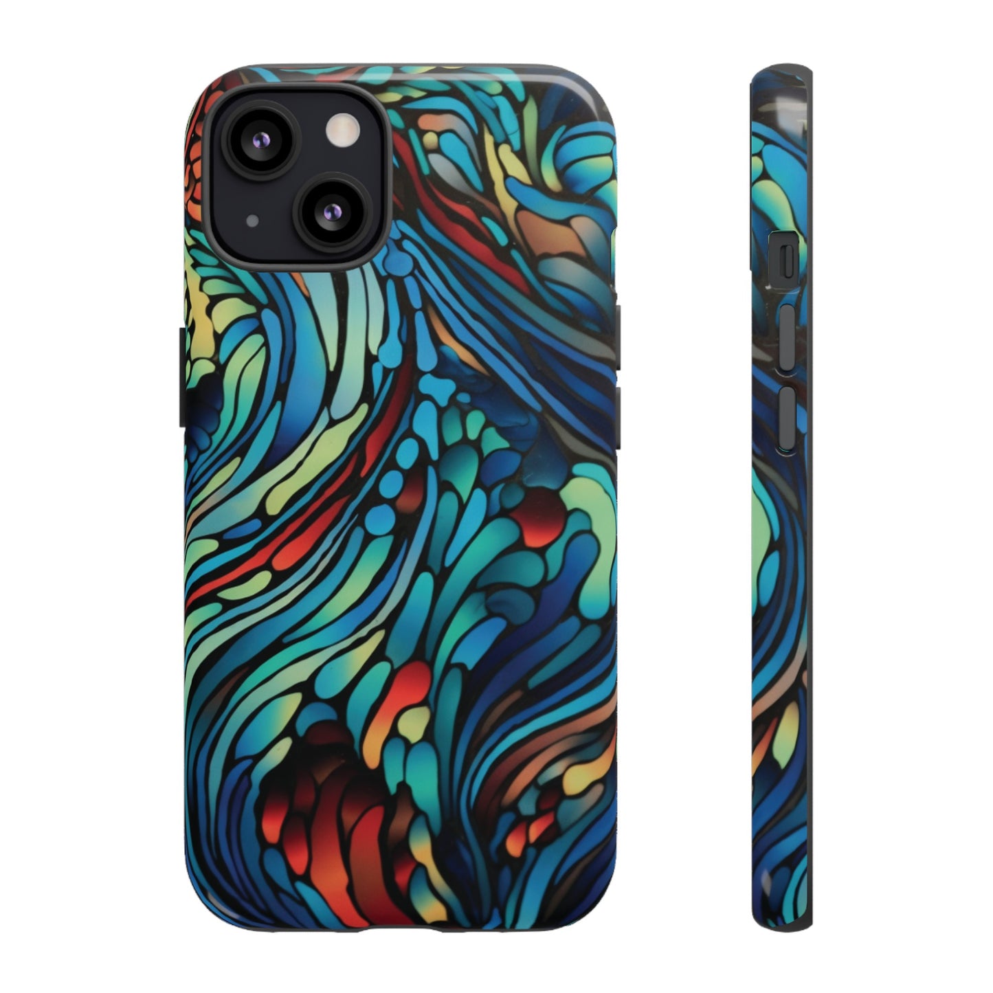 Abstract Blues Tough Phone Case