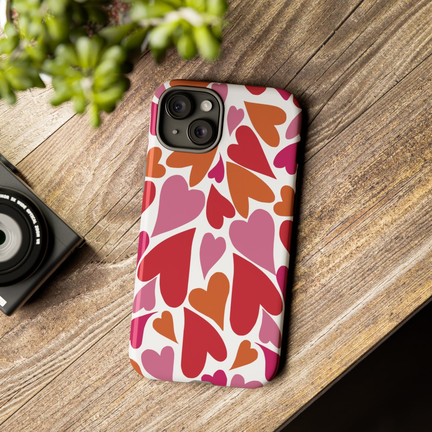 Heart Charmer on White | Tough Phone Case