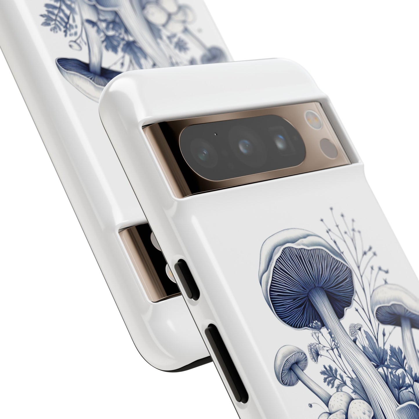 Blue Mushrooms | Tough Phone Case