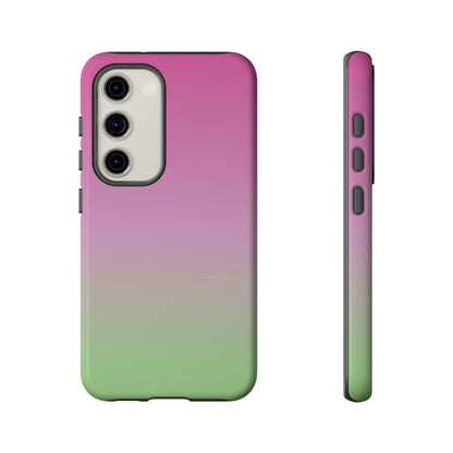 Pink to Green | Tough Phone Case