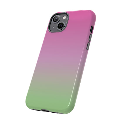 Pink to Green | Tough Phone Case