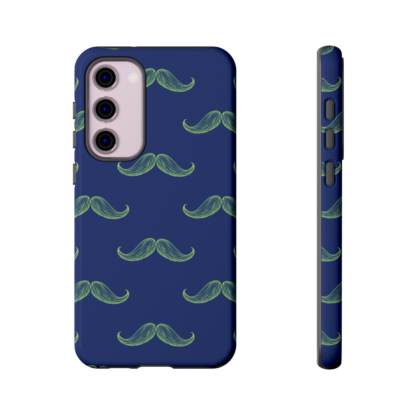 Blue 'Stache Tough Phone Case