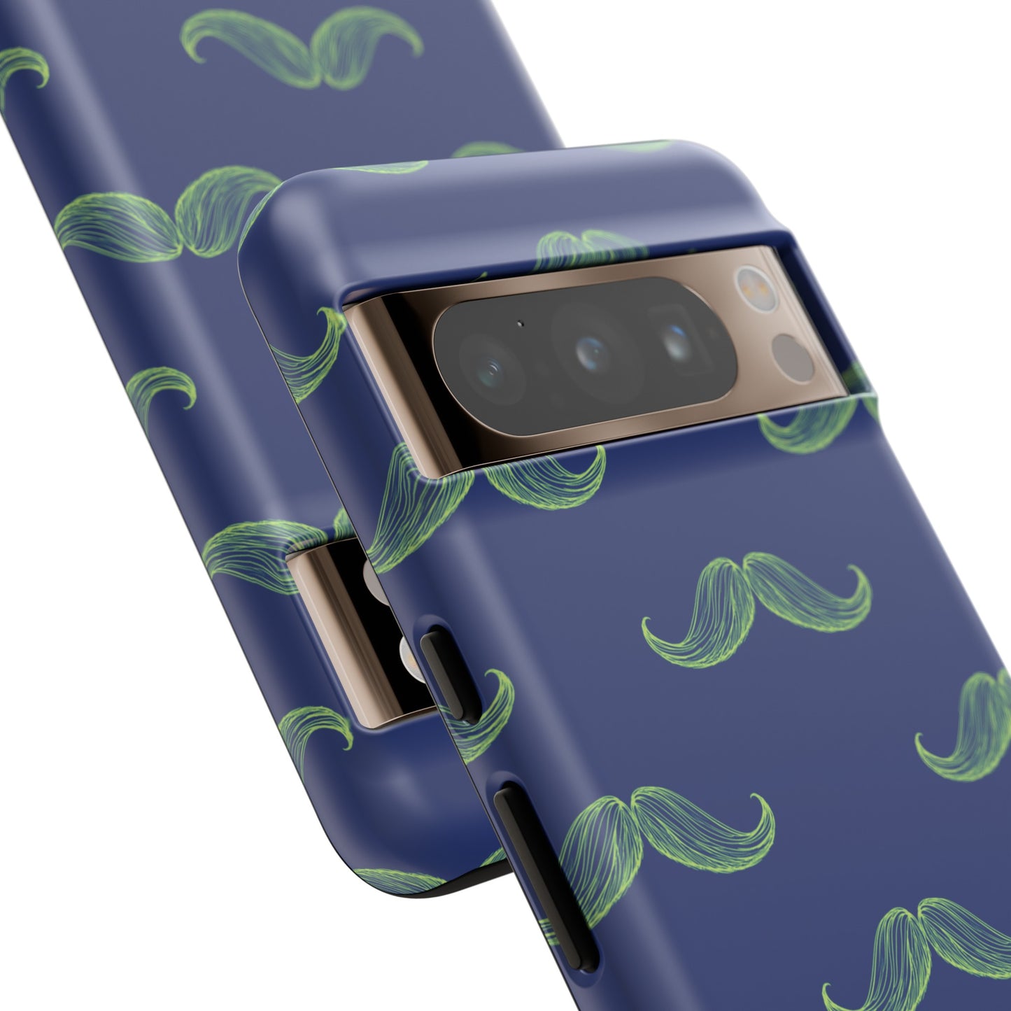 Blue 'Stache Tough Phone Case