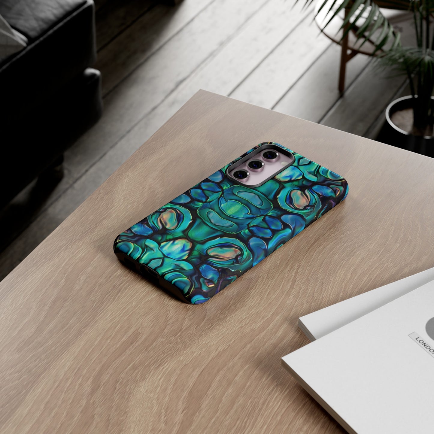 Abalone Greens Tough Phone Case