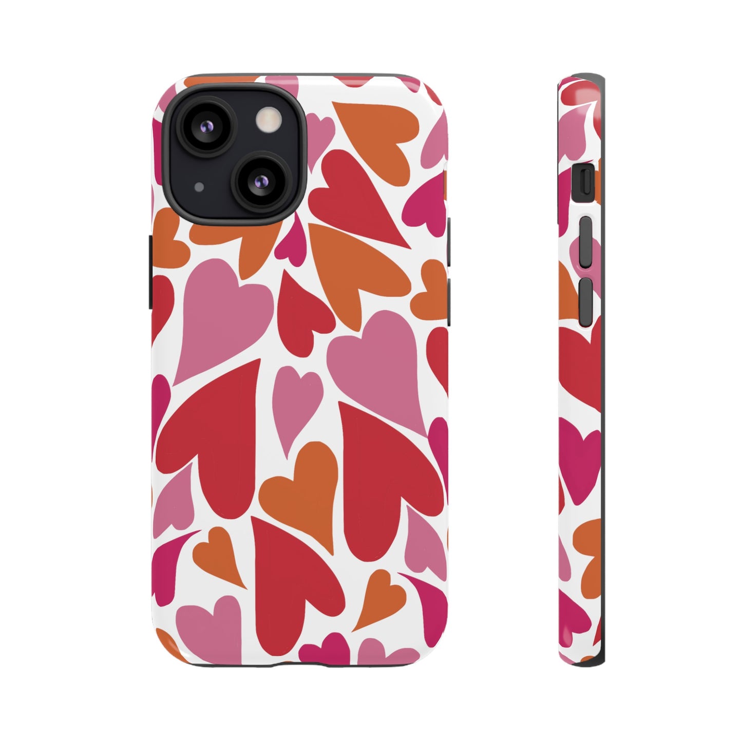 Heart Charmer on White | Tough Phone Case