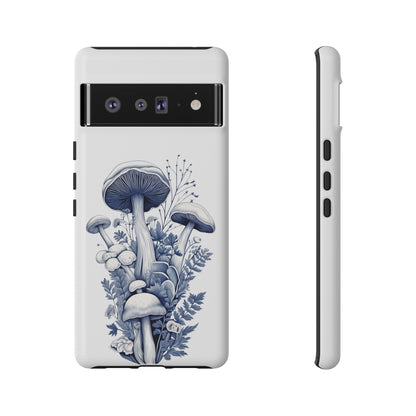 Blue Mushrooms | Tough Phone Case