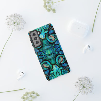 Abalone Greens Tough Phone Case