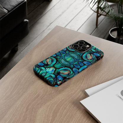 Abalone Greens Tough Phone Case