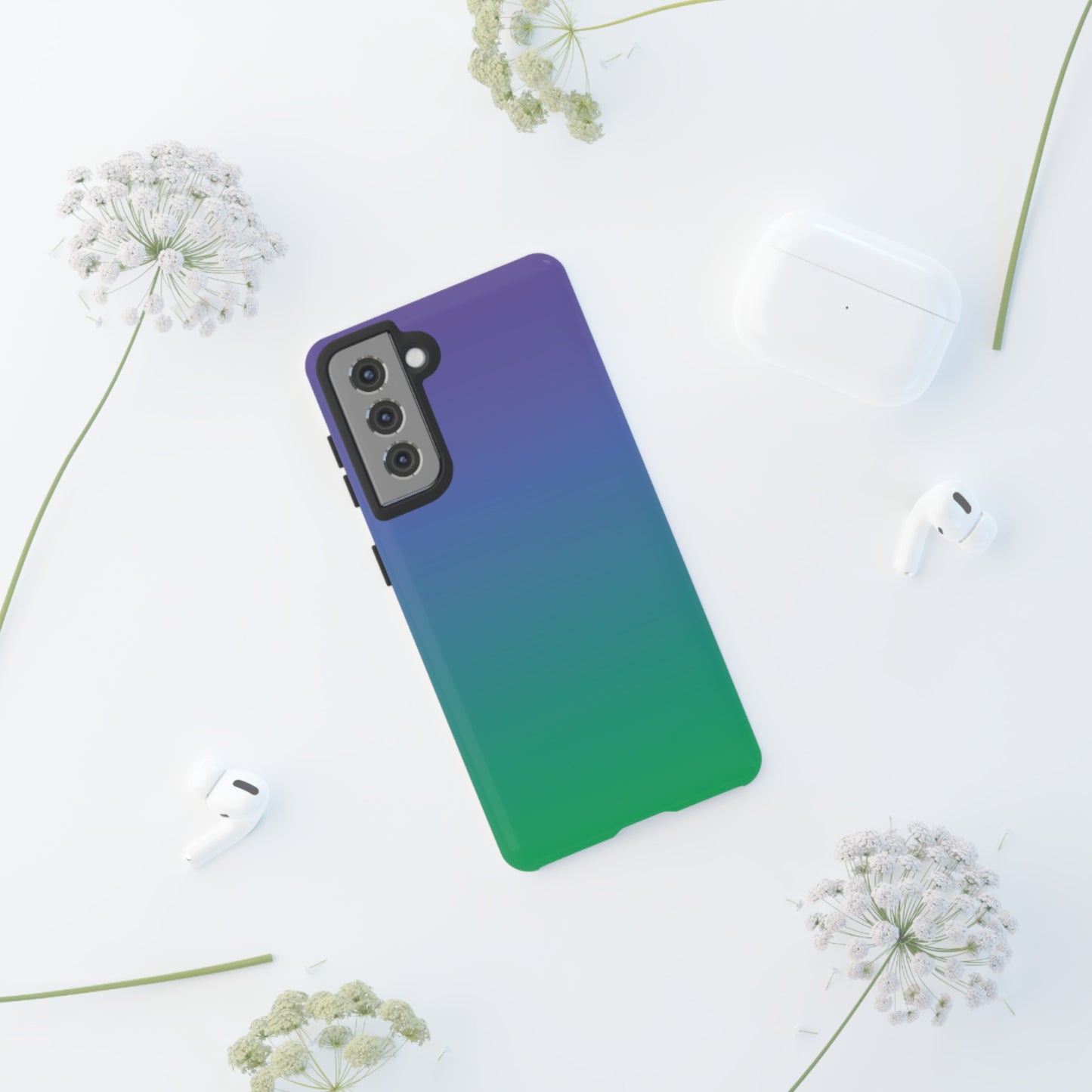 Purple to Green | Tough Phone Case