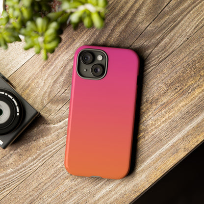 Pink to Orange | Tough Phone Case