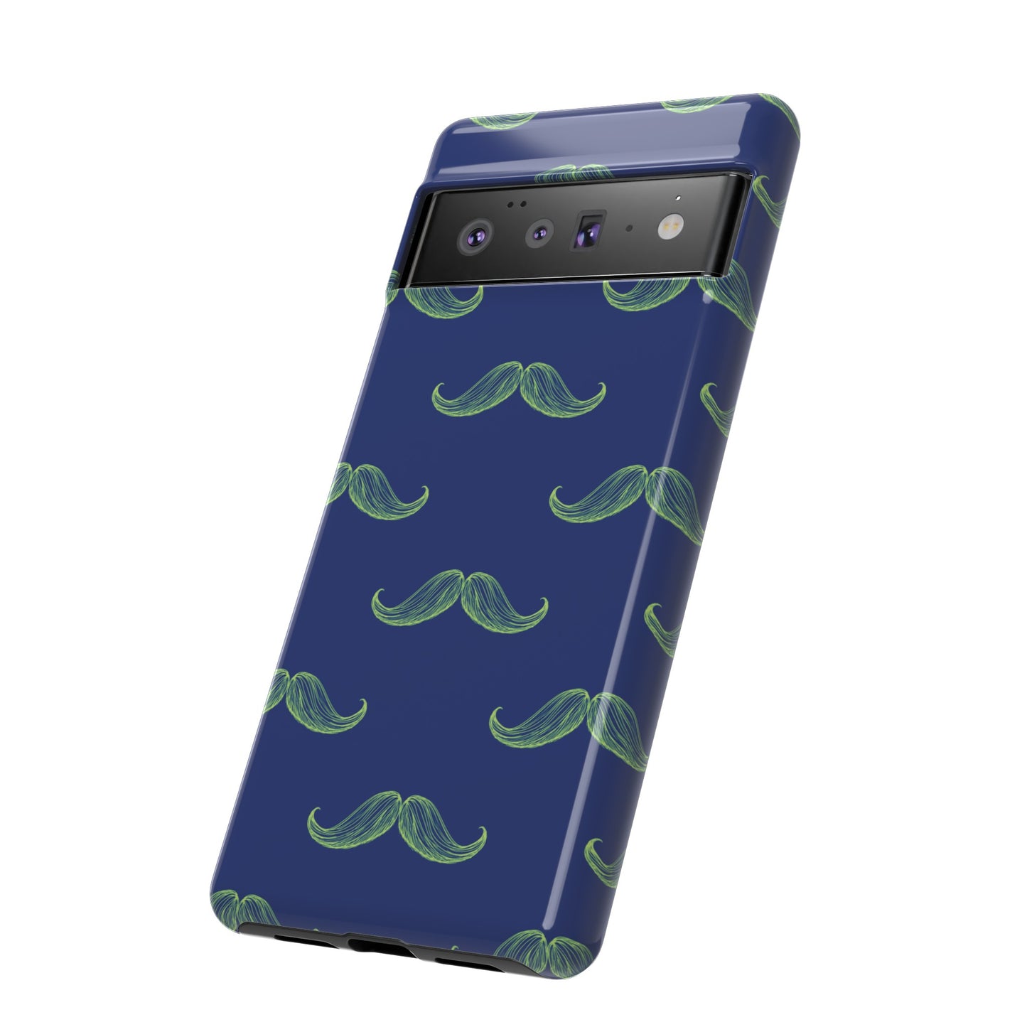 Blue 'Stache Tough Phone Case