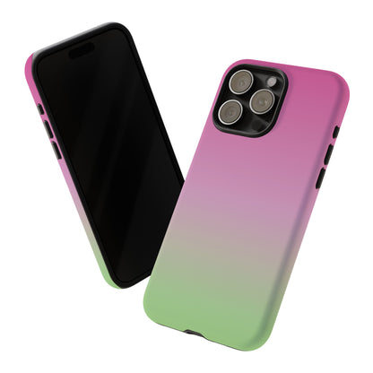 Pink to Green | Tough Phone Case