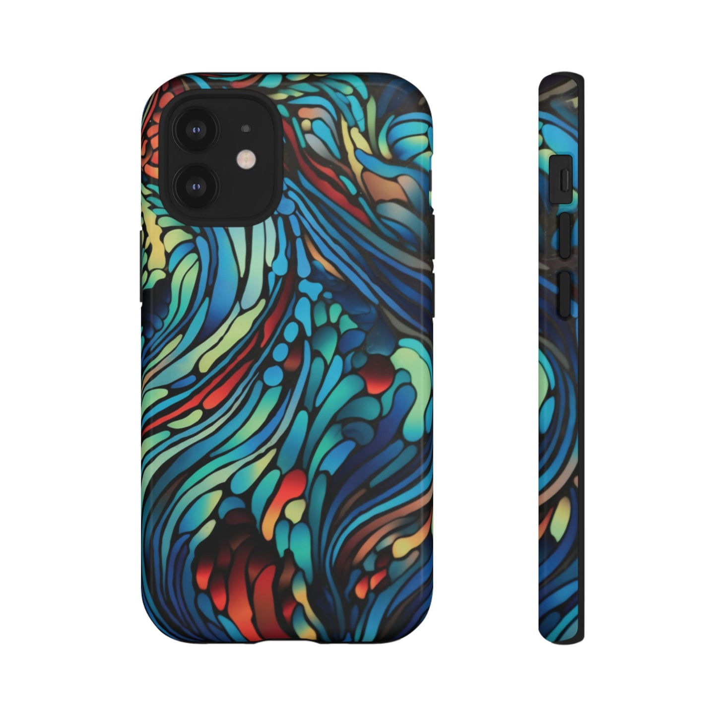 Abstract Blues Tough Phone Case