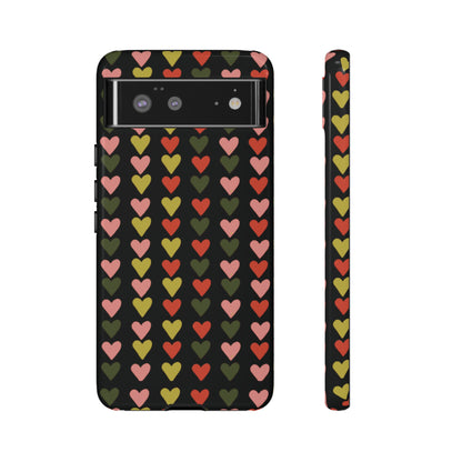 All You Need is ❤️ on Black | Tough Phone Case