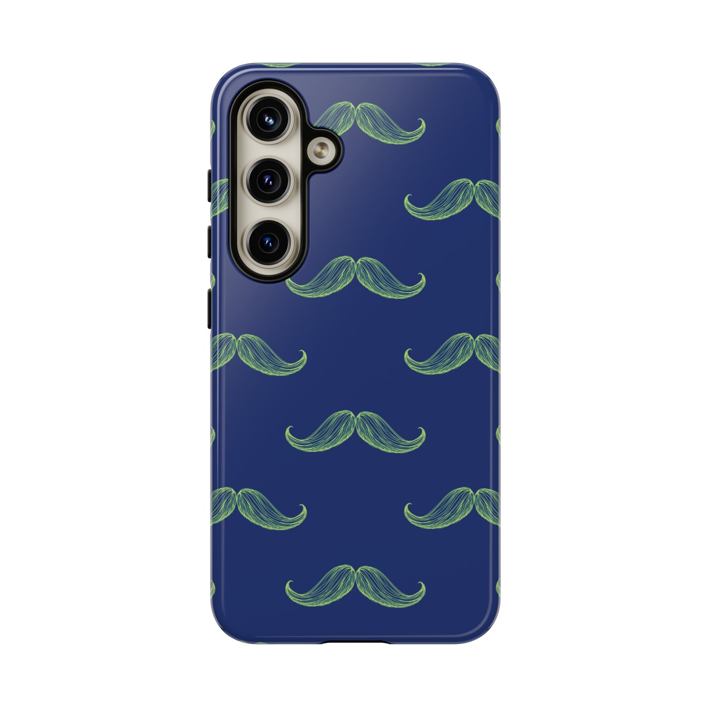 Blue 'Stache Tough Phone Case