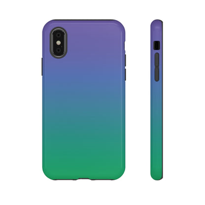 Purple to Green | Tough Phone Case