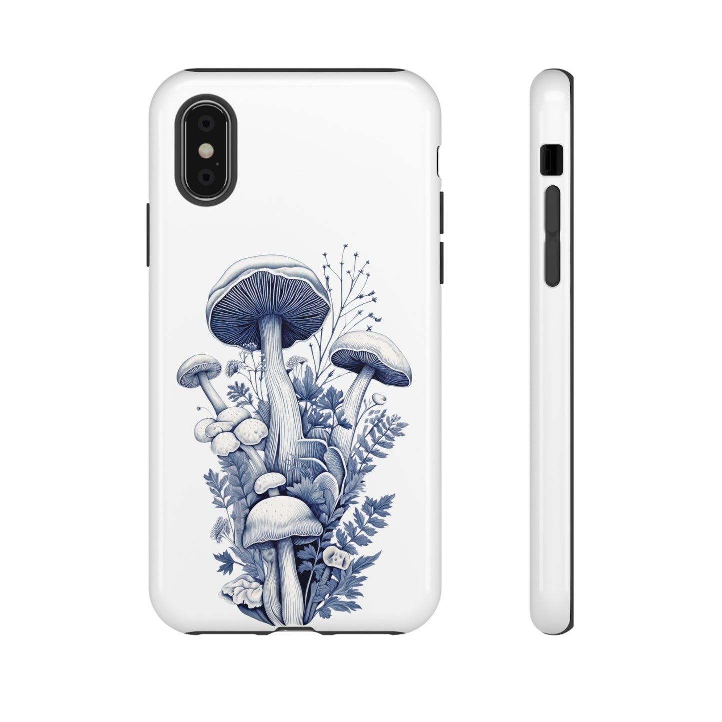 Blue Mushrooms | Tough Phone Case