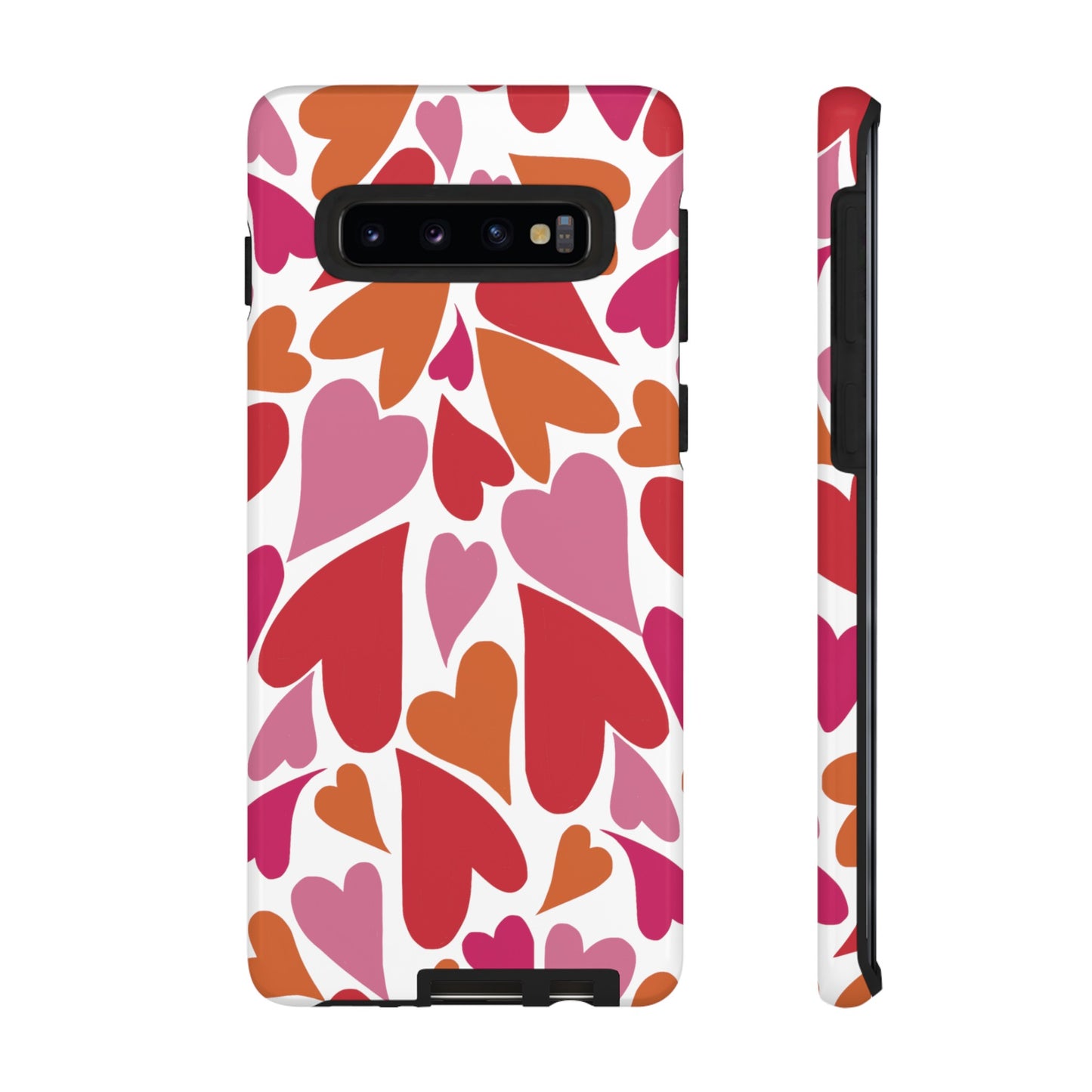 Heart Charmer on White | Tough Phone Case