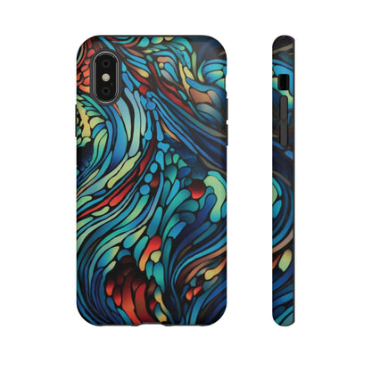 Abstract Blues Tough Phone Case