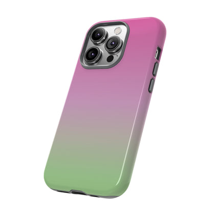 Pink to Green | Tough Phone Case