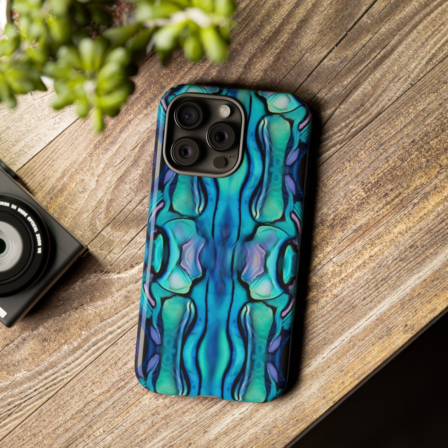 Abalone Blues Tough Phone Case