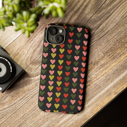 All You Need is ❤️ on Black | Tough Phone Case