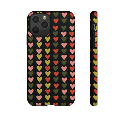 All You Need is ❤️ on Black | Tough Phone Case