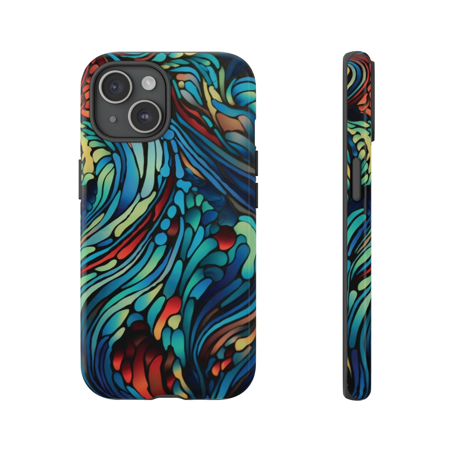 Abstract Blues Tough Phone Case