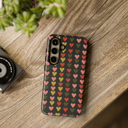 All You Need is ❤️ on Black | Tough Phone Case