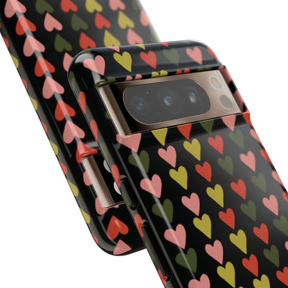 All You Need is ❤️ on Black | Tough Phone Case